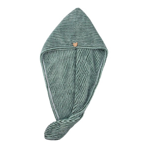 Easy Dry Microfiber Hair Wrap Towel- Amazon Green