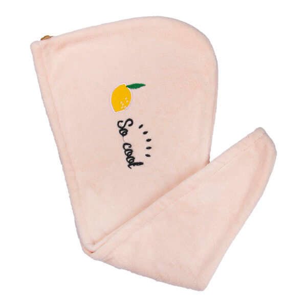 Easy Dry Microfiber Hair Wrap Towel- Blushy Mango