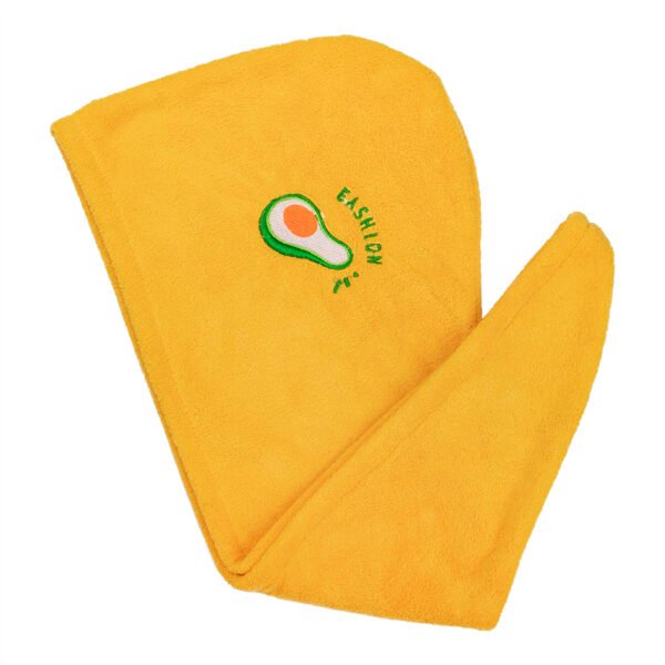 Easy Dry Microfiber Hair Wrap Towel- Sunny Guac