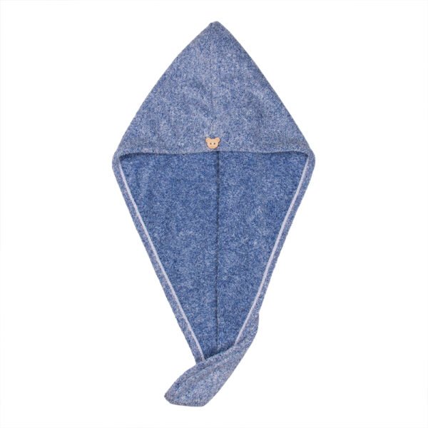 Easy Dry Microfiber Hair Wrap Towel- Marine Blue