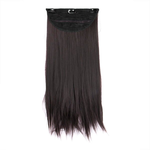 18 Inch Straight Dark Brown Clip-In Hair Extensions